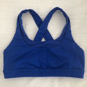 Lululemon Royal Blue Sports Bra, Size 8
